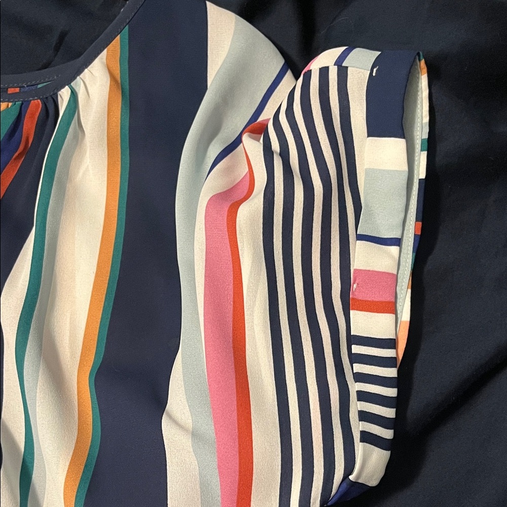W5 Colorful Striped Blouse - Picture 4 of 6